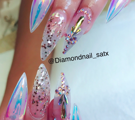 Diamond nail salon - Windcrest, TX. Fire and Ice