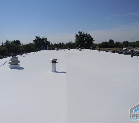 Puma Commercial Roofing LLC - Arden, NC. 5.Coating Over Aged TPO the finshed look !