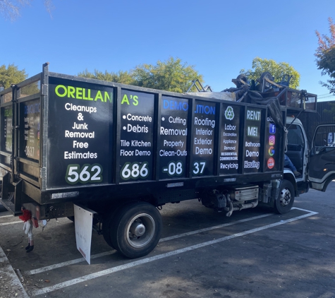 Orellana's demolition and hauling - Whittier, CA. Junk hauling