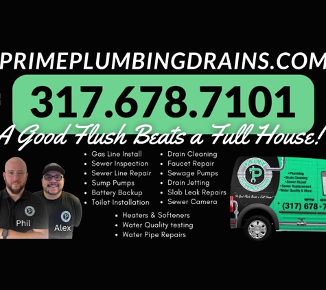 Prime Plumbing & Drains - Noblesville, IN