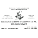 Poindexter Ashjian Oriental Rug Cleaning Co., Inc. - Carpet & Rug Cleaners