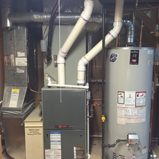 H & J HEATING & COOLING LLC - Woodbridge, VA. Trane xv95% Variable speed gas furnace.