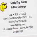Shady Dog Record & Disc Exchange - Music Stores