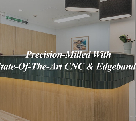 C & R Cabinets - Coorparoo, QLD. Precision-Milled With State-Of-The-Art CNC & Edgebander