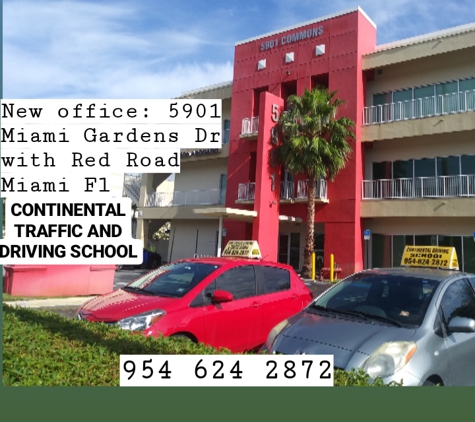 Continental Driving School - Miramar, FL. 5901 NW 183rd Street Suite 102 Miami Fl 33015