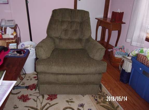 Paris Upholstery - Paris, TN. after job