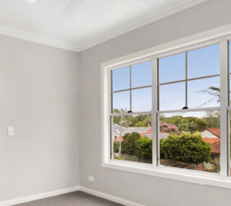 Bradnam's Windows & Doors - Ashmore, QLD. White Aluminium Double Hung Window