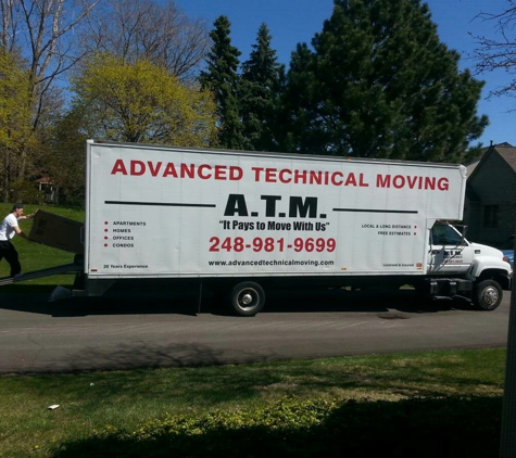 Advanced Technical Moving - Farmington Hills, MI