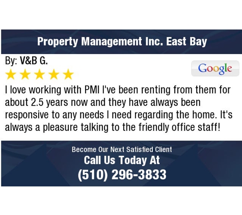 Property Management Inc. East Bay - Fremont, CA