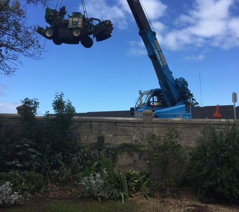 Forest & Garden Tree Services - Grassmere, VIC. Access To All Areas With The Crane!