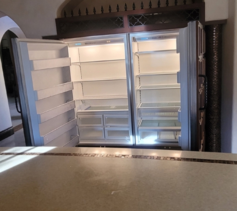 Dust Bunnies of Orange County. Dust Bunnies of Orange County cleans refrigerators and freezers.  Even if your refrigerator isn't as big as this one.