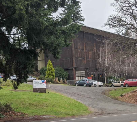 Church of the Redeemer-Episcopal - Kenmore, WA. Entrance from NE 181st Street in winter