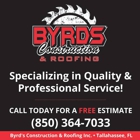 Byrd's Construction & Roofing