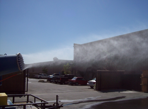 Applied Conveyor Technology Inc (The ACT Group) - Fontana, CA. Fog Cannon for large dust suppression