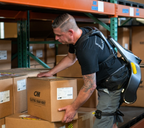 Servco Forklift and Industrial Equipment - Honolulu, HI. The Apogee exoskeleton offers powered lifting support, reducing fatigue and injury risk for workers in the industrial and healthcare sectors