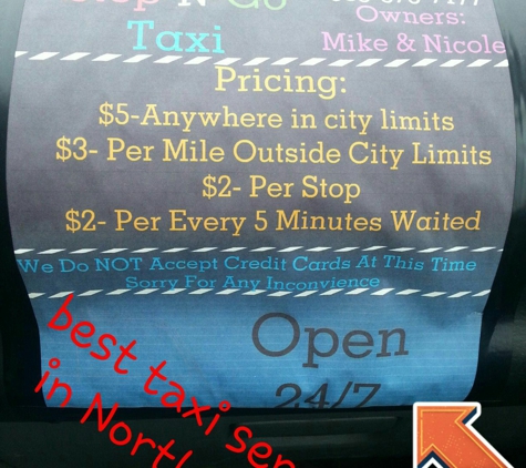 STOP-N-GO TAXI SERVICE - Gaylord, MI. Clean,reliable and affordable. Make us your pick for your traveling needs.