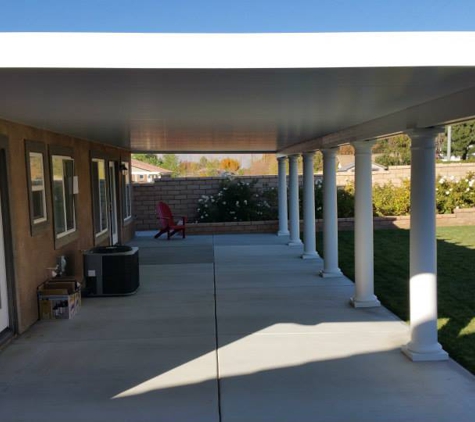 SoCal Home Improvement - Lake Elsinore, CA. Full Backyard Patio Cover and New Sod