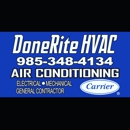 DoneRite Electric LLC - Heating Equipment & Systems