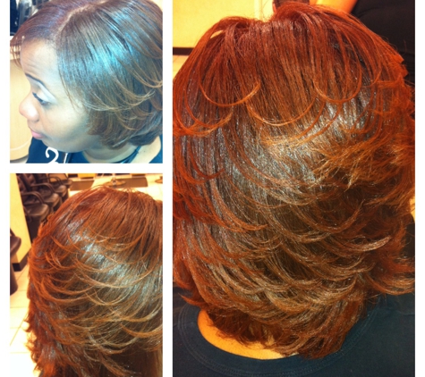 Kaylana Hall Hair Stylist Inside Dramatic Results Salon - Duncanville, TX