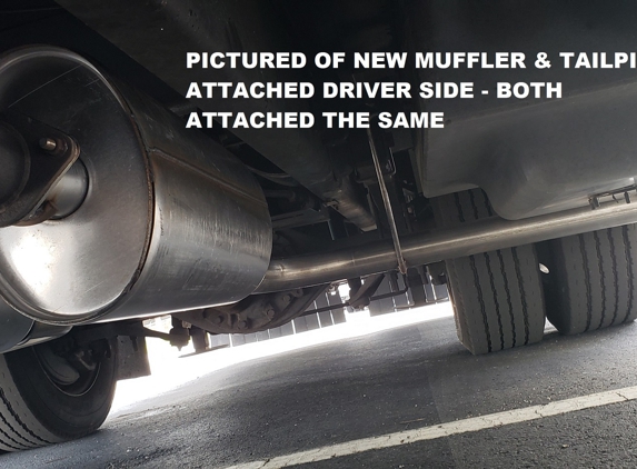 Jiffy Exhaust Systems Inc - Wildwood, FL. Bill did 2 mufflers & 2 tailpipes on our motorhome