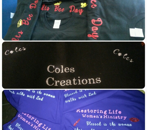 Coles Creations/Tshirts - Baton Rouge, LA