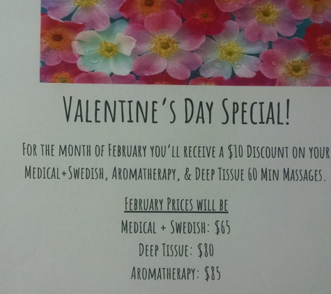Panacea: Feng Shui & Medical Massage - Huntsville, AL. Valentine's Day Special for the month of February!