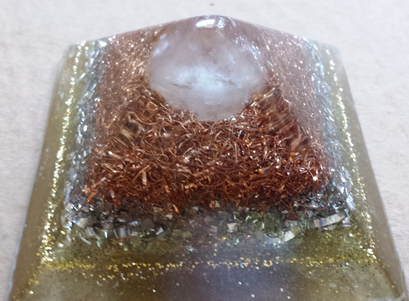 Beyond Infinite Healing - Honolulu, HI. Orgonite Pyramid.  3x3