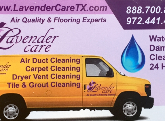 LAVENDER CARE carpet&air duct cleaning - Dallas, TX