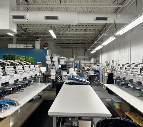 City Apparel - Findlay, OH. In-house decoration with embroidery, Direct to garment printing and heat transfers