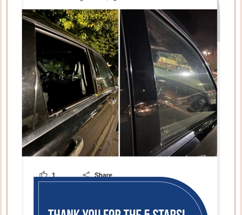 Auto Glass Guys LLC - Puyallup, WA. 5 star doorlgass review