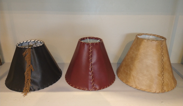 A Natural Lamp & Shade - Tucson, AZ. Faux Leather Shades