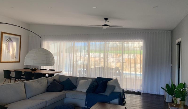 Central Coast Curtains & Blinds - Long Jetty, NSW. Blinds in living/ dining room