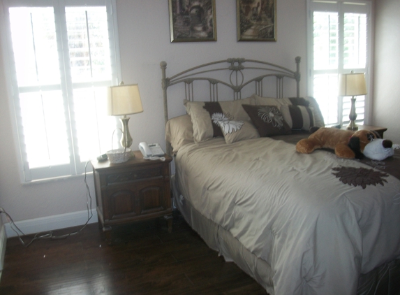 Devlin Shutters - Fort Myers, FL. Master bedroom - just installed today.