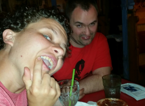 La Fiesta Mexican Restaurant - Union City, GA. Goofing off at a great resteraunt