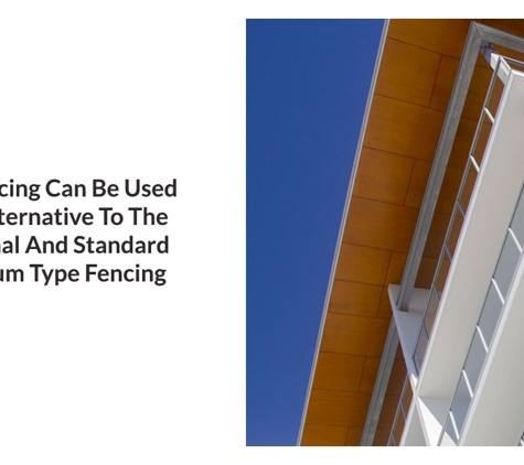 Townsville Aluminium Fabrications - Currajong, QLD. Glass Fencing Can Be Used As An Alternative To The Traditional And Standard Aluminium Type Fencing