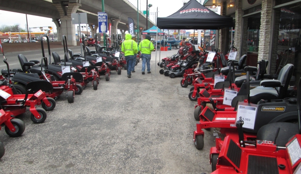 Mccoy's Lawn Equipment - Austin, TX. Lined up and ready to go