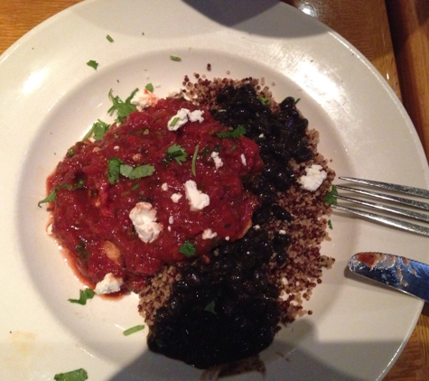 BJ's Restaurant & Brewery - Glendale, CA. Chicken in marinara and quinoa