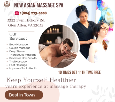 New Asian Massage Spa - Glen Allen, VA