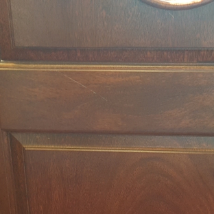 Ascott Home Services - Canton, MI. Brand new front door scratched inside and out