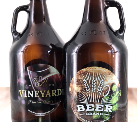 Atlantic Custom Solutions - Baltimore, MD. Full color applications on growlers.