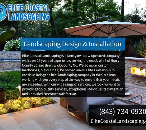 Elite Coastal Landscaping LLC - Little River, SC