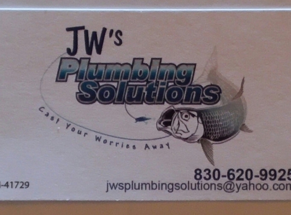 Jw's Plumbing Solutions - New Braunfels, TX