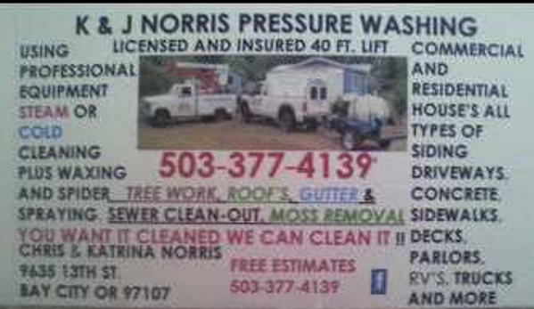 K & J Norris Pressure Washing - Bay City, OR