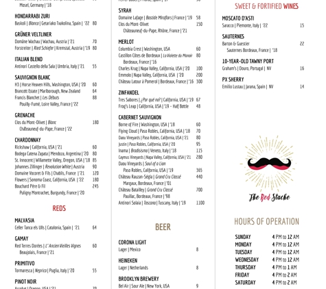 The Red Stache - New York, NY