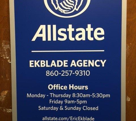 Eric Ekblade: Allstate Insurance - Rocky Hill, CT