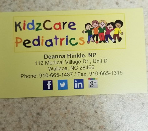 Kidzcare Pediatrics @ Wallace - Wallace, NC