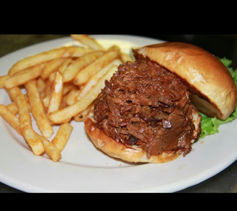 Roadhouse 125 - Afton, OK. Brisket sandwich