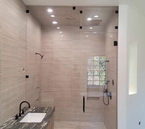 TJ Custom Glass - Newhall, CA. Shower Door Installation