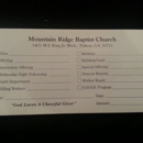 Mountain Ridge Baptist Church - Baptist Churches