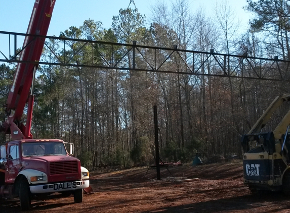 Alta Services LLC - Piedmont, AL. Barjoists on a building